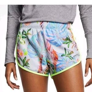 Nike Dri Fit Jungle Farm Tropical Gym Shorts Running Athletic Womens Size Small